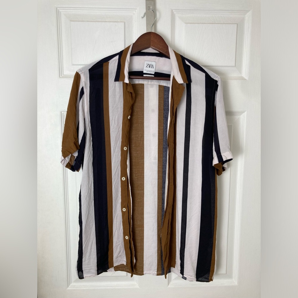 ZARA relaxed flow fit shirt for men size Medium